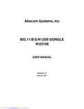 Abocom WU5108 User Manual