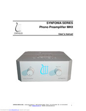 ORPHEUS Synfonia PPA MKII User Manual
