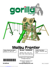 Gorilla Playsets Malibu Frontier 1500BWR Manual