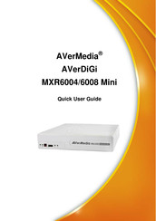 Avermedia AverDigi MXR6004 mini Quick User Manual