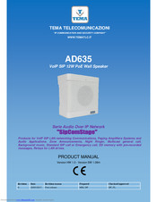 Tema Telecomunicazioni AD635 Product Manual