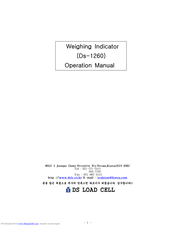 DS 1260 Operation Manual