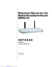 NETGEAR MBR814X Reference Manual