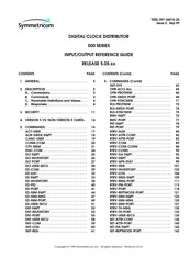 Symmetricom TimeProvider 500 series Reference Manual
