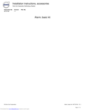 Volvo VCC-298068 Installation Instructions Manual