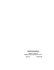 Amsco Century Operator's Manual