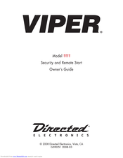 Directed Electronics Viper Owner's Manual