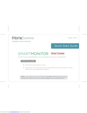 iHome iSS50 Quick Start Manual