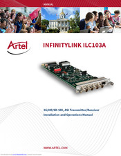 Artel INFINITYLINK ILC103A Manual
