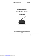 Hantel HTT-800A User Manual