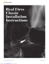 Real Fires 650 Installation Instructions Manual