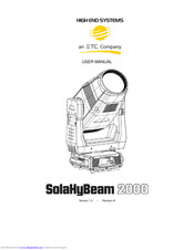 High End Systems SolaHyBeam 2000 User Manual