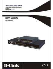 D-Link DVX-2002F User Manual