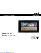 URC TKP-7600 Owner's Manual