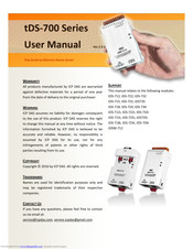 ICP DAS USA tDS-734i User Manual