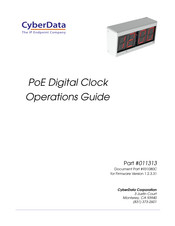 CyberData 011313 Operation Manual