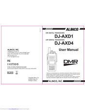 Alinco DJ-AXD1 User Manual