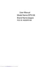 doppio DP5108 User Manual