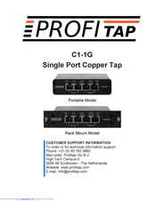ProfiTap C1-1G Manual