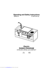 Electrolux STARLINE LARGE 259 Operating And Safety Instructions Manual