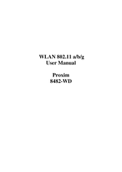 Proxim 8482-WD User Manual