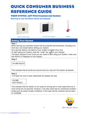 ADT PM33 Quick Reference Manual