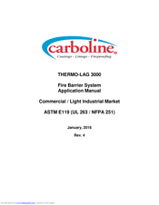 Carboline Thermo-Lag 3000 Applications Manual