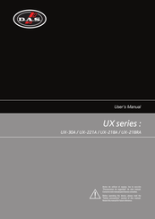 DAS UX-30A User Manual