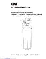 3M 3MDW301 Installation And Operating Instructions Manual