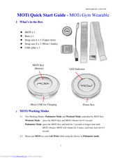 MOTi Gym Wearable Quick Start Manual