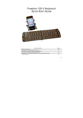 Freedom Input ICX-2 Quick Start Manual