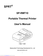 SPRT SP-RMT10 User Manual