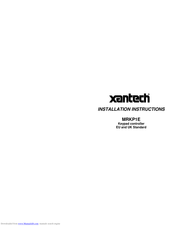 Xantech MRKP1E Installation Instructions Manual