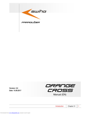Swing ORANGE CROSS S Manual