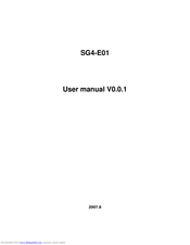 Toshiba SG4-E01 User Manual