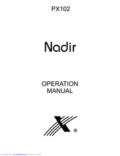 Proxima Nadir PX102 Operation Manual