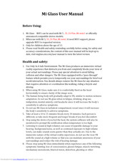 Xiaomi Mi Glass User Manual