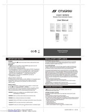 CityGrow CG201C User Manual