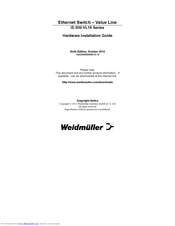 Weidmuller IE-SW-VL16-14TX-2SC Hardware Installation Manual