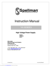 Spellman V6 Series Instruction Manual
