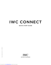 IWC Schaffhausen IWC Connect Quick Start Manual