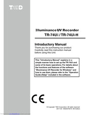 T&D TR-74Ui Introductory Manual