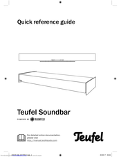 Teufel Soundbar Quick Reference Manual