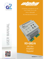 Alpha Communications RD-GB2/A User Manual