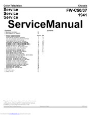 Philips FW-C50/37 Service Manual