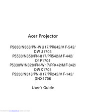 Acer P5630 User Manual