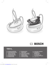 Bosch TDS14 Series Operating Instructions Manual