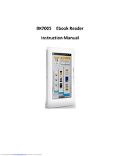 Gajah BK7005 Instruction Manual