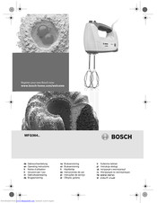Bosch MFQ36450 Operating Instructions Manual