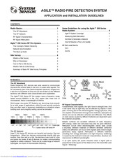 System Sensor AGILE Application And Installation Manuallines